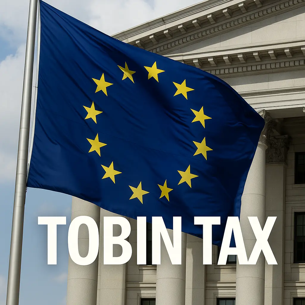 tobin tax Europa - bandiera Europa